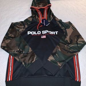 POLO RALPH LAUREN Men's Polo Sport Camo Hoodie